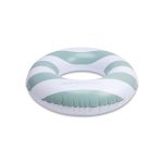The Swim Essentials: dmuchane koło do pływania 90 cm Green White Stripes - obrazek 3