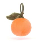 JellyCat: Zabawna Mandarynka Zawieszka 8 cm - obrazek 2