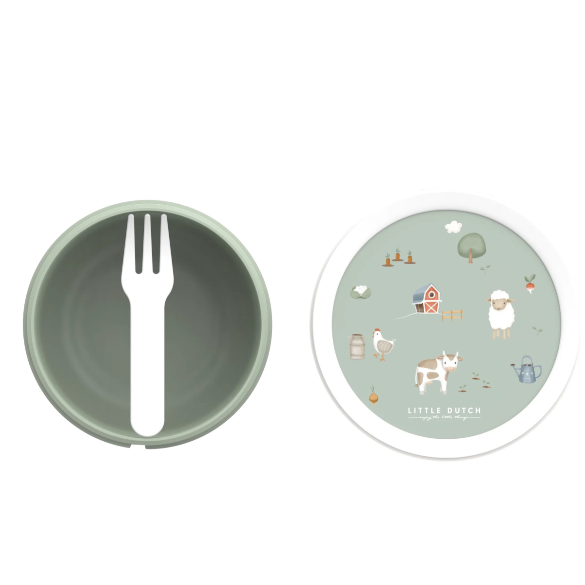 MEPAL & Little Dutch: pojemnik na przekąski Little Farm - obrazek 3