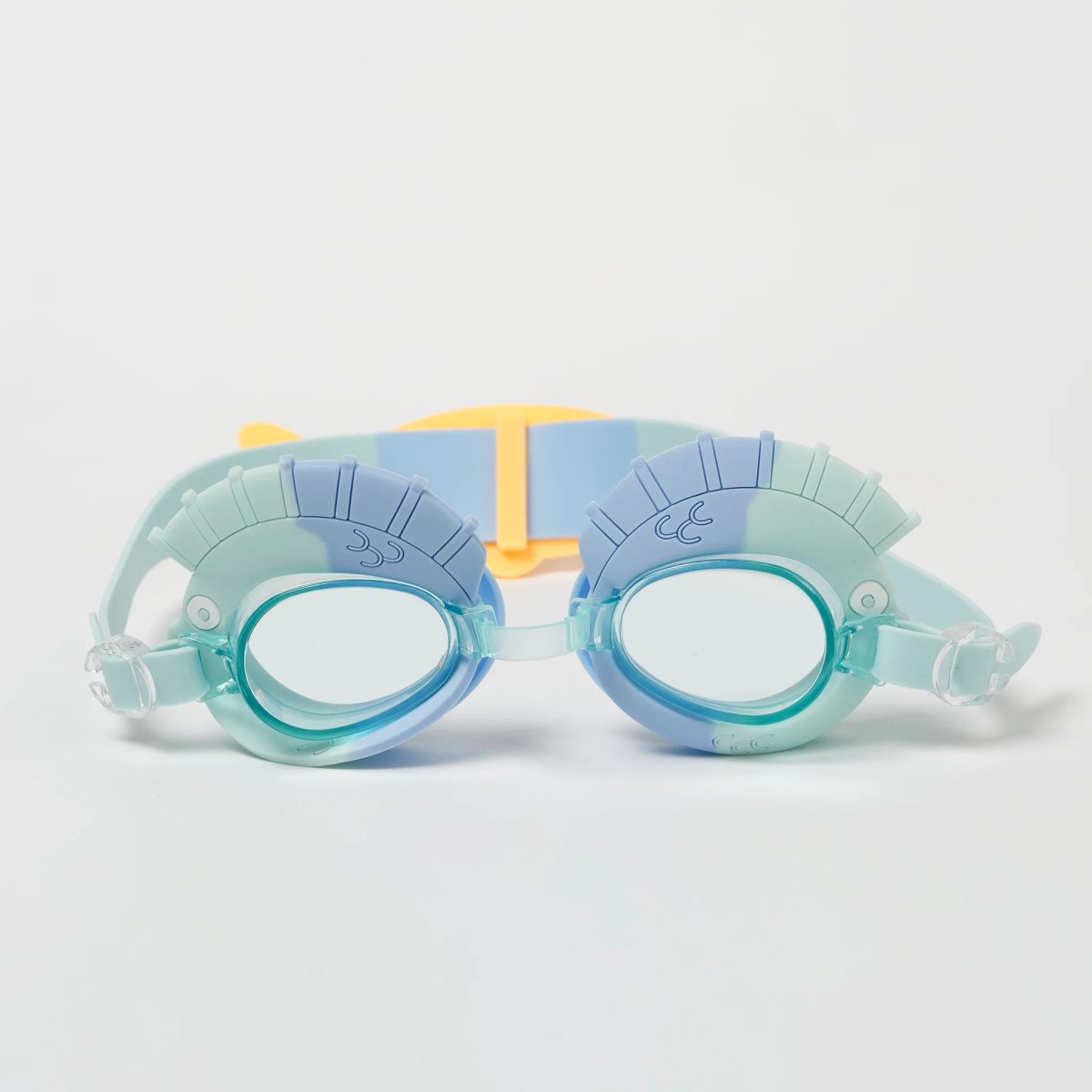 Sunnylife: dziecięce okulary do pływania Fish Aqua Blue - obrazek 1