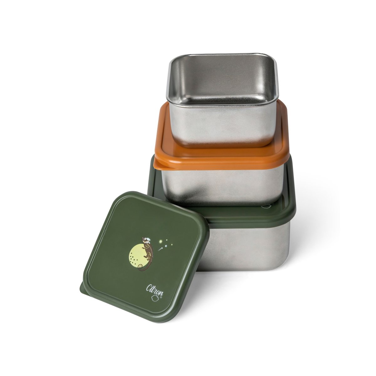 Citron: pojemniki 3w1 ze stali nierdzewnej Tiger - obrazek 2