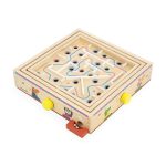 Janod: gra zręcznościowa labirynt Ball Maze Applepop 5+