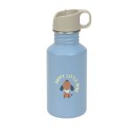 Lassig: bidon ze stali nierdzewnej z ustnikiem 500 ml Pattern Party Blue/Green - obrazek 5