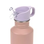 Lassig: bidon ze stali nierdzewnej z ustnikiem 500 ml Pattern Party Rose/Lilac - obrazek 3