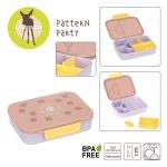 Lassig: lunchbox bento z przegródkami Pattern Party Rose/Lilac - obrazek 8