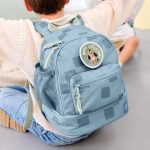 Lassig: plecak przedszkolny mini Pattern Party Blue - obrazek 2
