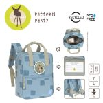 Lassig: plecak przedszkolny mini kwadratowy Pattern Party Blue - obrazek 7