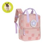 Lassig: plecak przedszkolny mini kwadratowy Pattern Party Rose