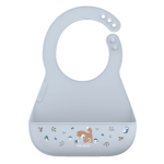 MEPAL & Little Dutch: śliniak silikonowy Forest Friends