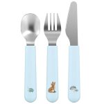 MEPAL & Little Dutch: zestaw sztućców dziecięcych 3 szt. Forest Friends