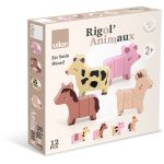 Vilac: Zabawna Farma klocki drewniane magnetyczne 2+ Sarah Betz - obrazek 4