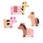 Vilac: Zabawna Farma klocki drewniane magnetyczne 2+ Sarah Betz - obrazek 3