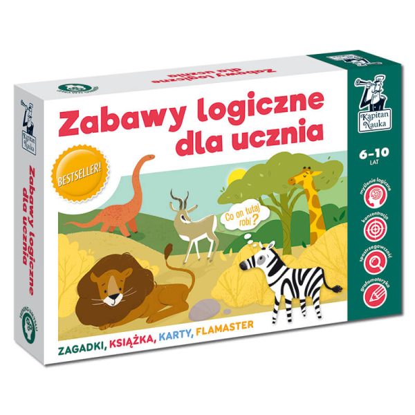 Kapitan Nauka: zabawy logiczne dla ucznia 6-10 lat