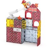 MAGNA-TILES: klocki magnetyczne Fire Station 50 el. - obrazek 4