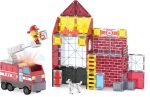 MAGNA-TILES: klocki magnetyczne Fire Station 50 el. - obrazek 3