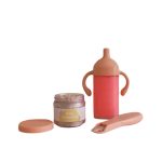 Tiny Harlow: magiczny słoiczek i butelka do karmienia lalek - zestaw urodzinowy