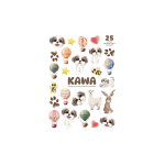 KAWA SHIH TZU - ZESTAW 25 ZMYWALNYCH TATUAŻY