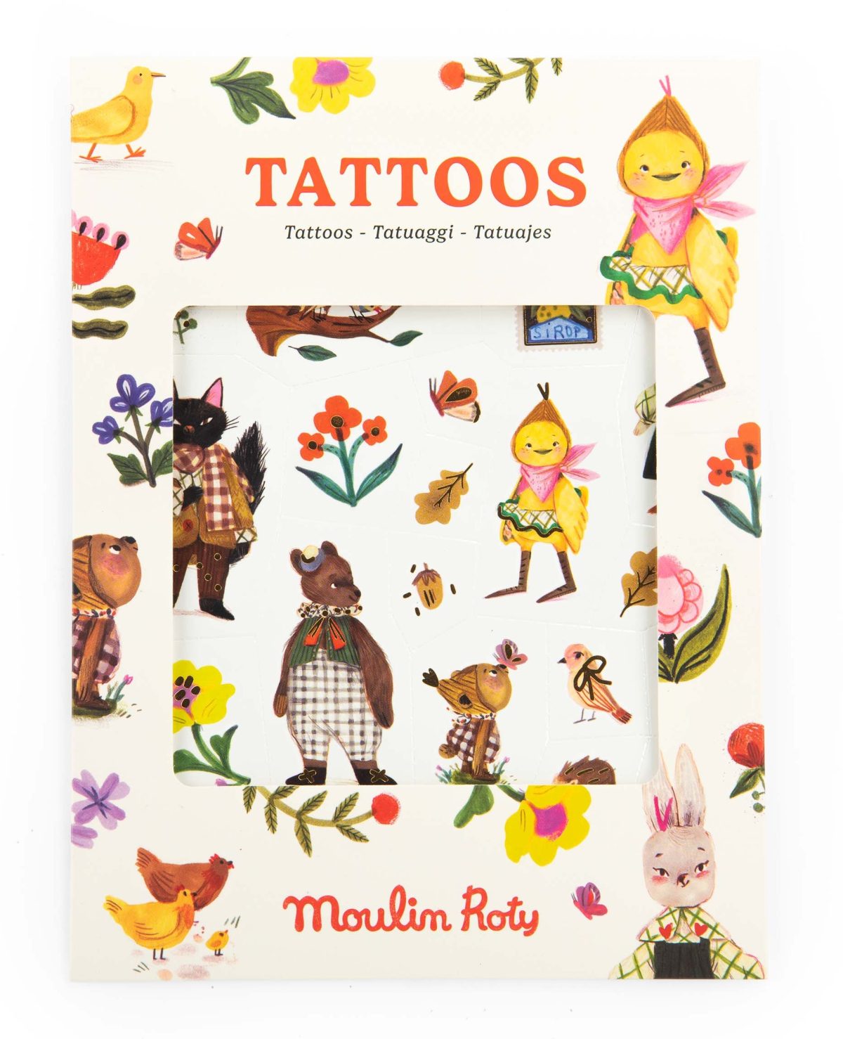Moulin Roty: Tatuaże dla dzieci LES MINOUCHKAS 3+ - obrazek 1