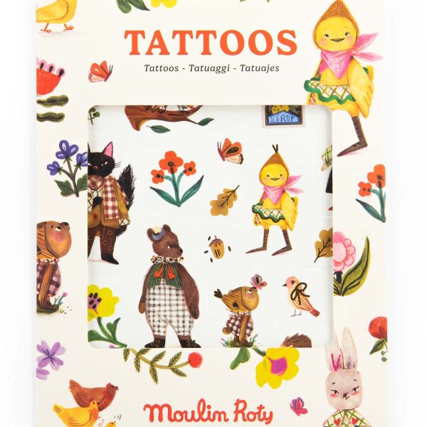 Moulin Roty: Tatuaże dla dzieci LES MINOUCHKAS 3+