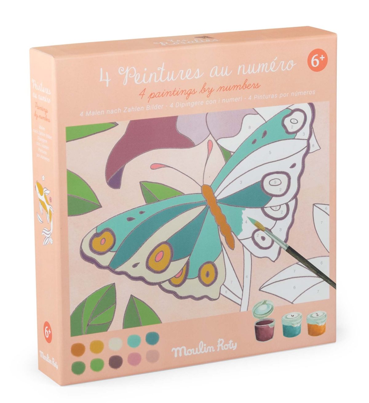 Moulin Roty: Malowanie po numerach LES ROSALIES 6+ - obrazek 1
