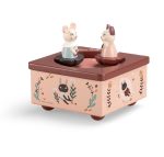Moulin Roty: Pozytywka drewniana KOT I MYSZ / APRES LA PLUIE
