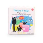 Moulin Roty: Farby FLUO do malowania palcami 2+ / Les Schmouks