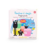 Moulin Roty: Farby FLUO do malowania palcami 2+ / Les Schmouks