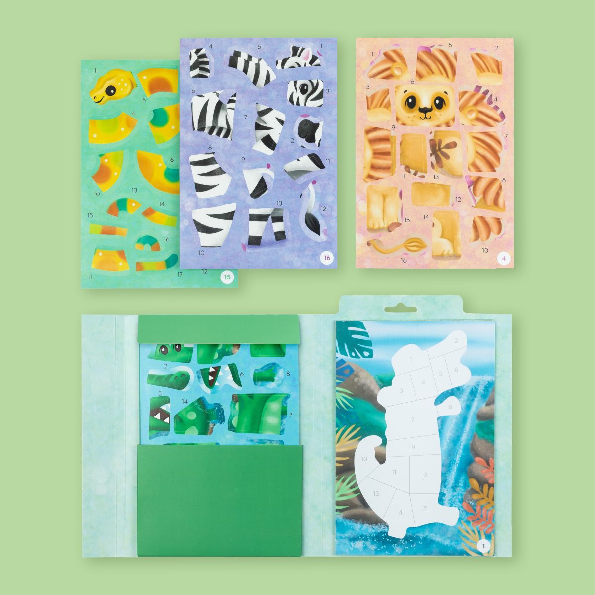 Tiger Tribe: wyklejanie po numerach Zwierzątka - obrazek 2