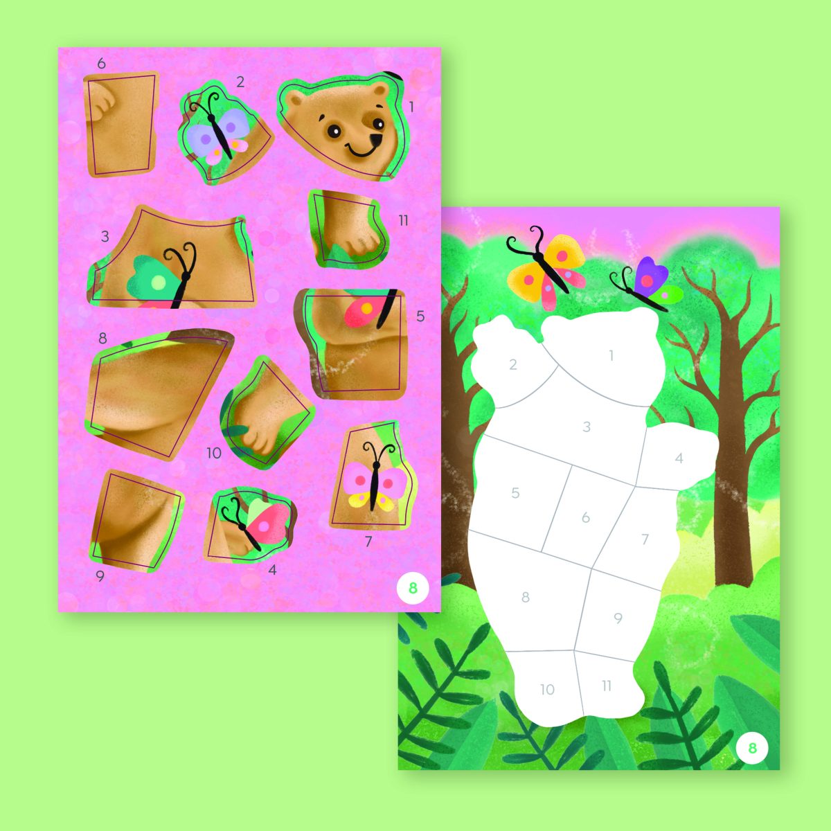 Tiger Tribe: wyklejanie po numerach Zwierzątka - obrazek 3