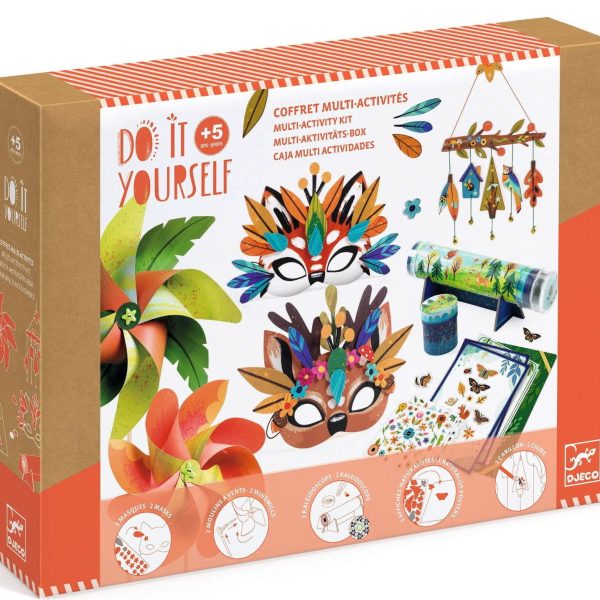 Djeco: Zestaw artystyczny - 5 aktywności NATURA 5+