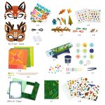 Djeco: Zestaw artystyczny - 5 aktywności NATURA 5+ - obrazek 2