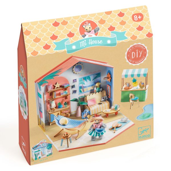 Djeco: Zrób to sam MI HOUSE - mini domek MIA 8+