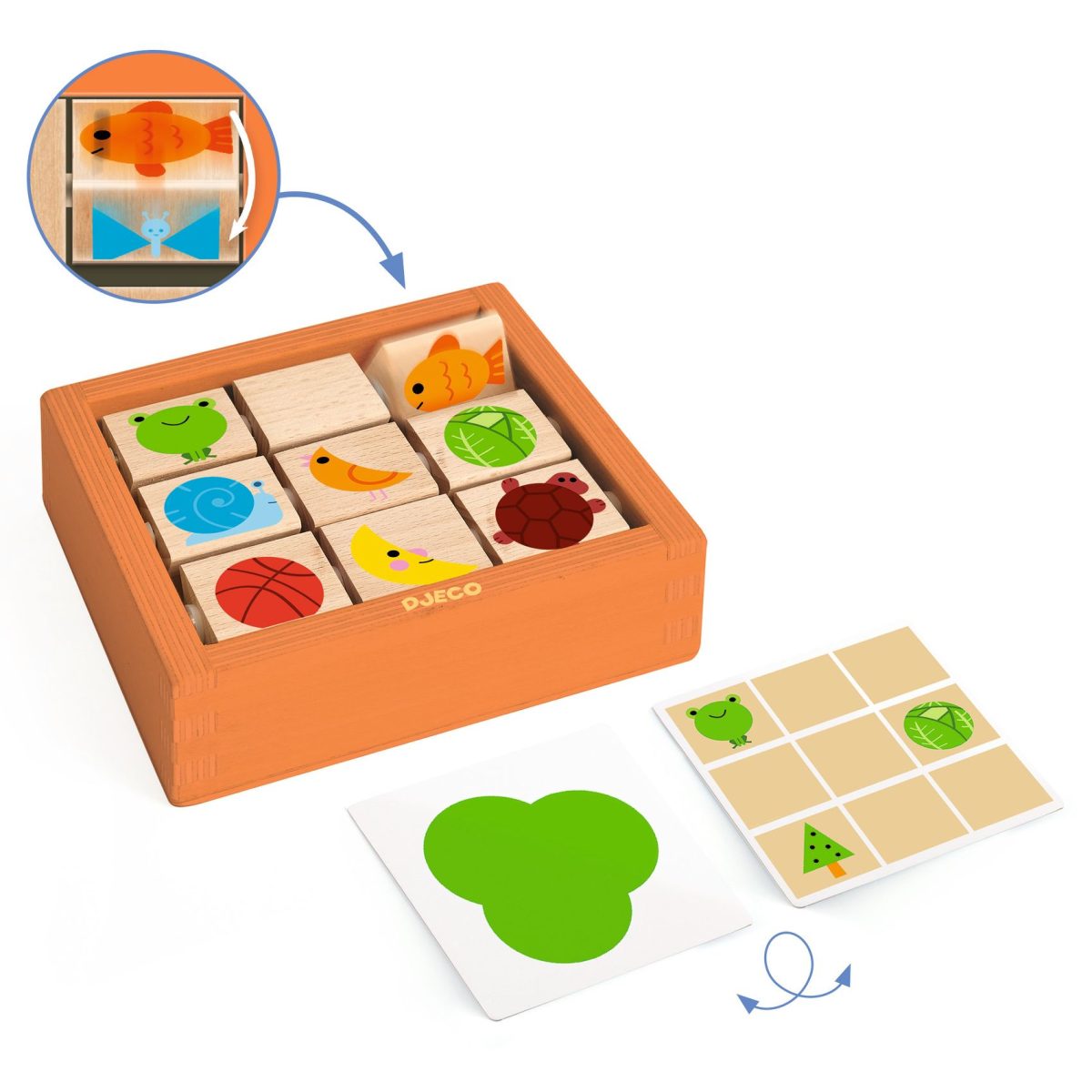 DJ08210-C-RVB Djeco: Eduludo - gra edukacyjna PRIMO TRI 3+ - obrazek 2