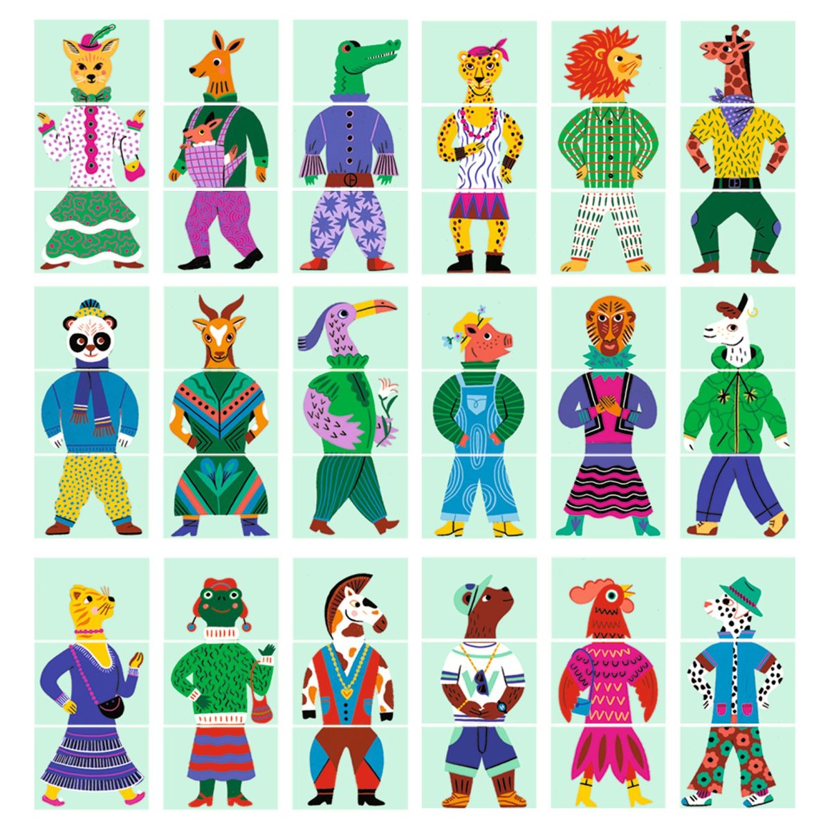 Djeco: Eduludo - Układanka MODANIMO 3+ - obrazek 3