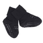 GoBabyGo: antypoślizgowe skarpetki do nauki chodzenia BAMBOO Dark Blue 6 mies.+
