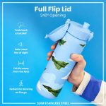 ION8: Butelka stalowa BIDON 600ml Fighter Jets - obrazek 2