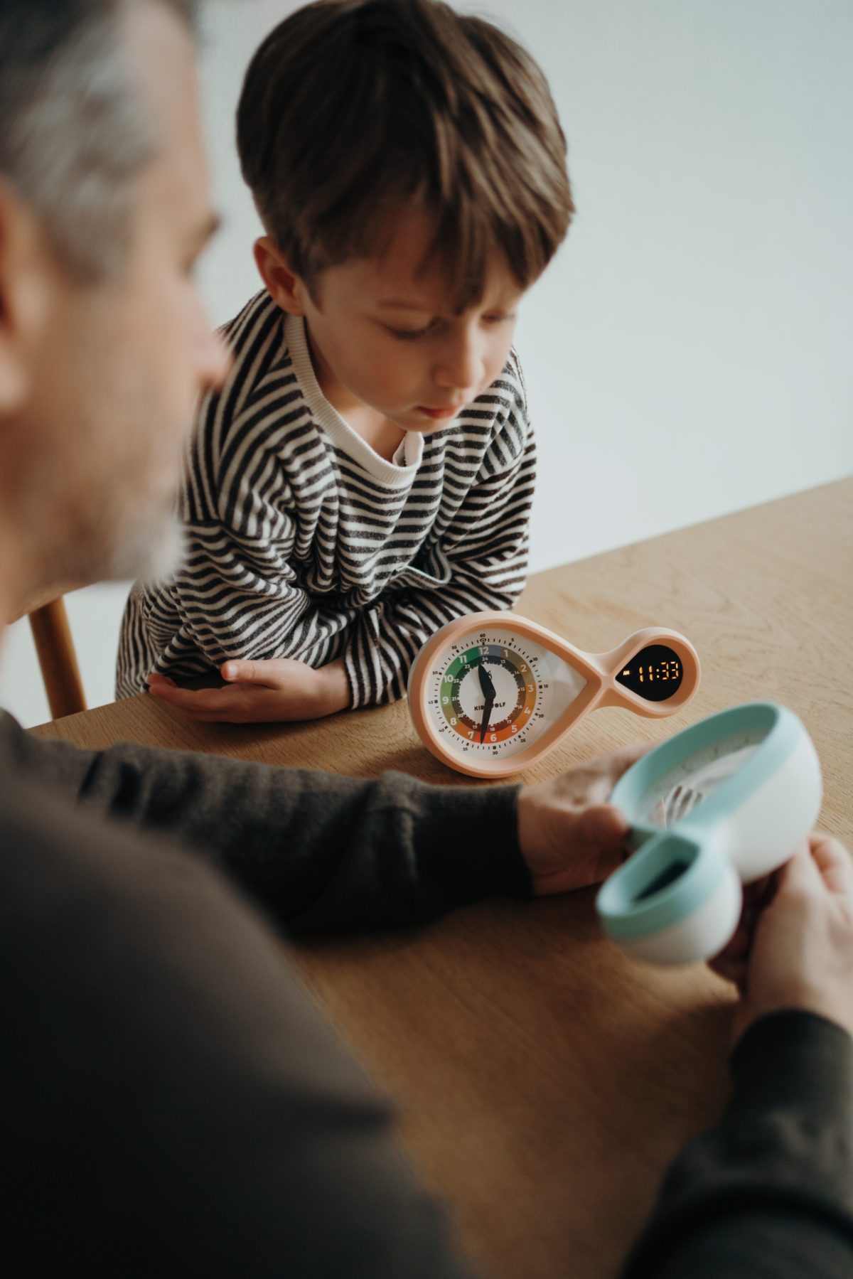 Kidywolf: Kidyalarm budzik edukacyjny melonowy - obrazek 2