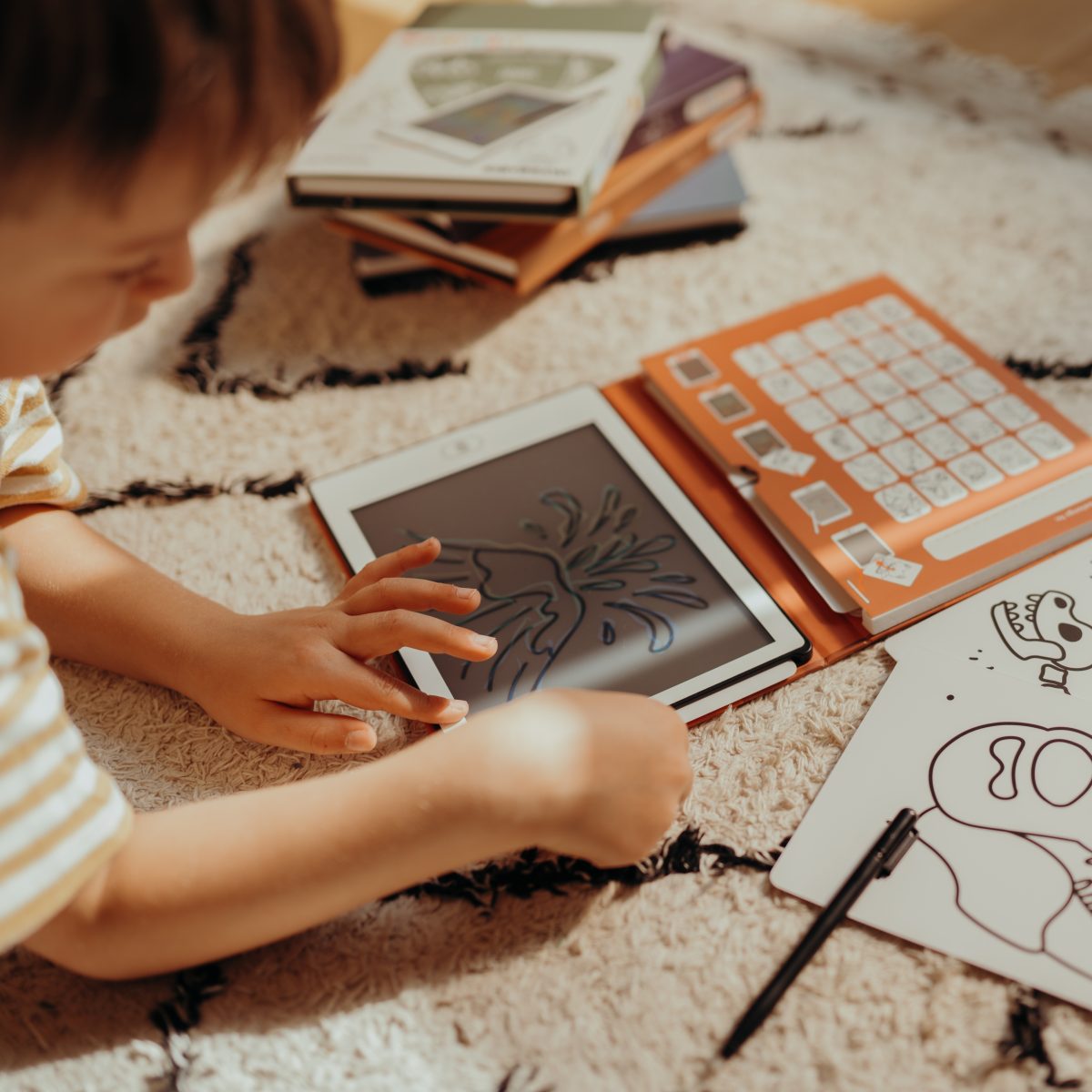 Kidywolf: Kidydraw-mini tablet rysunkowy Dinosaurs - obrazek 6