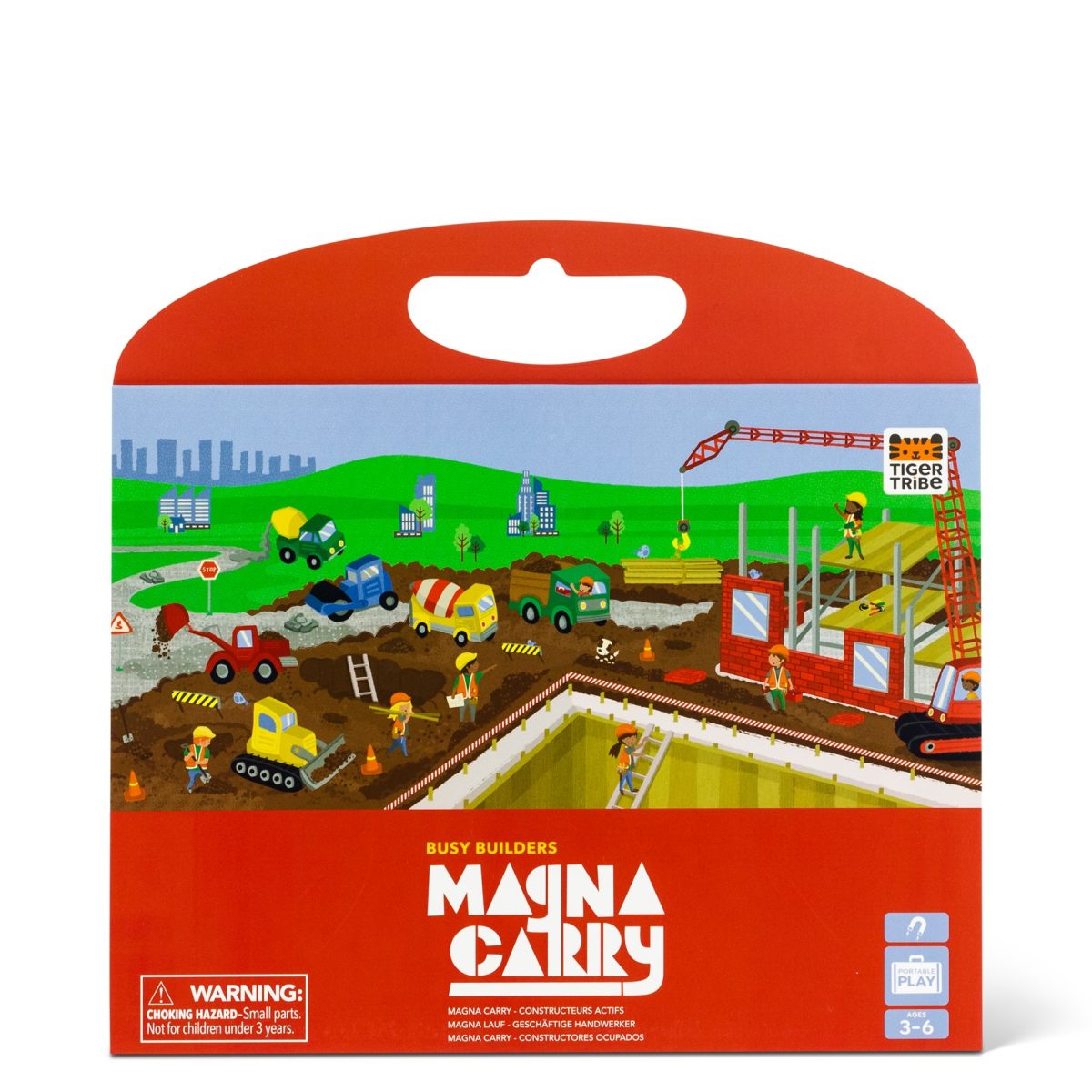 Tiger Tribe: magnetyczna teczka układanka Budowniczy - obrazek 1