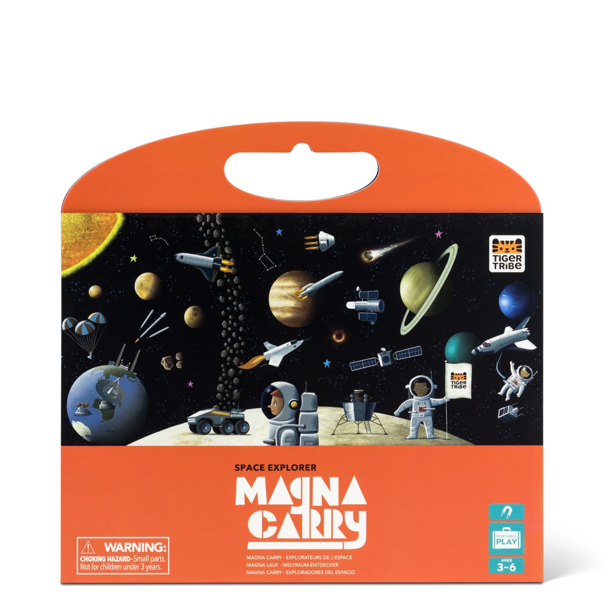 Tiger Tribe: magnetyczna teczka układanka Kosmos - obrazek 1