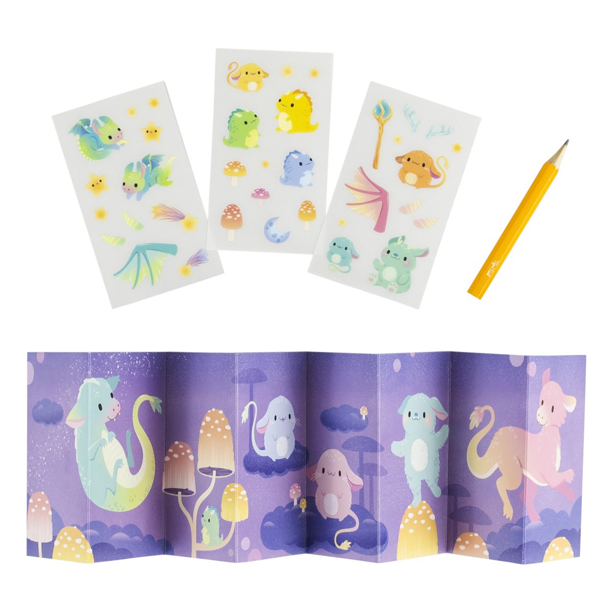 Tiger Tribe: zestaw z folią transferową Zaczarowane Stworzenia - obrazek 3