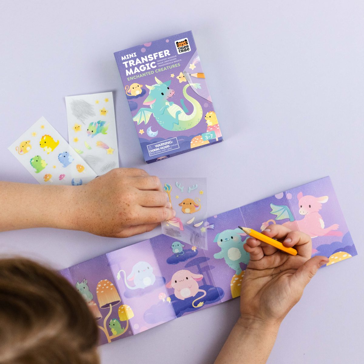 Tiger Tribe: zestaw z folią transferową Zaczarowane Stworzenia - obrazek 2