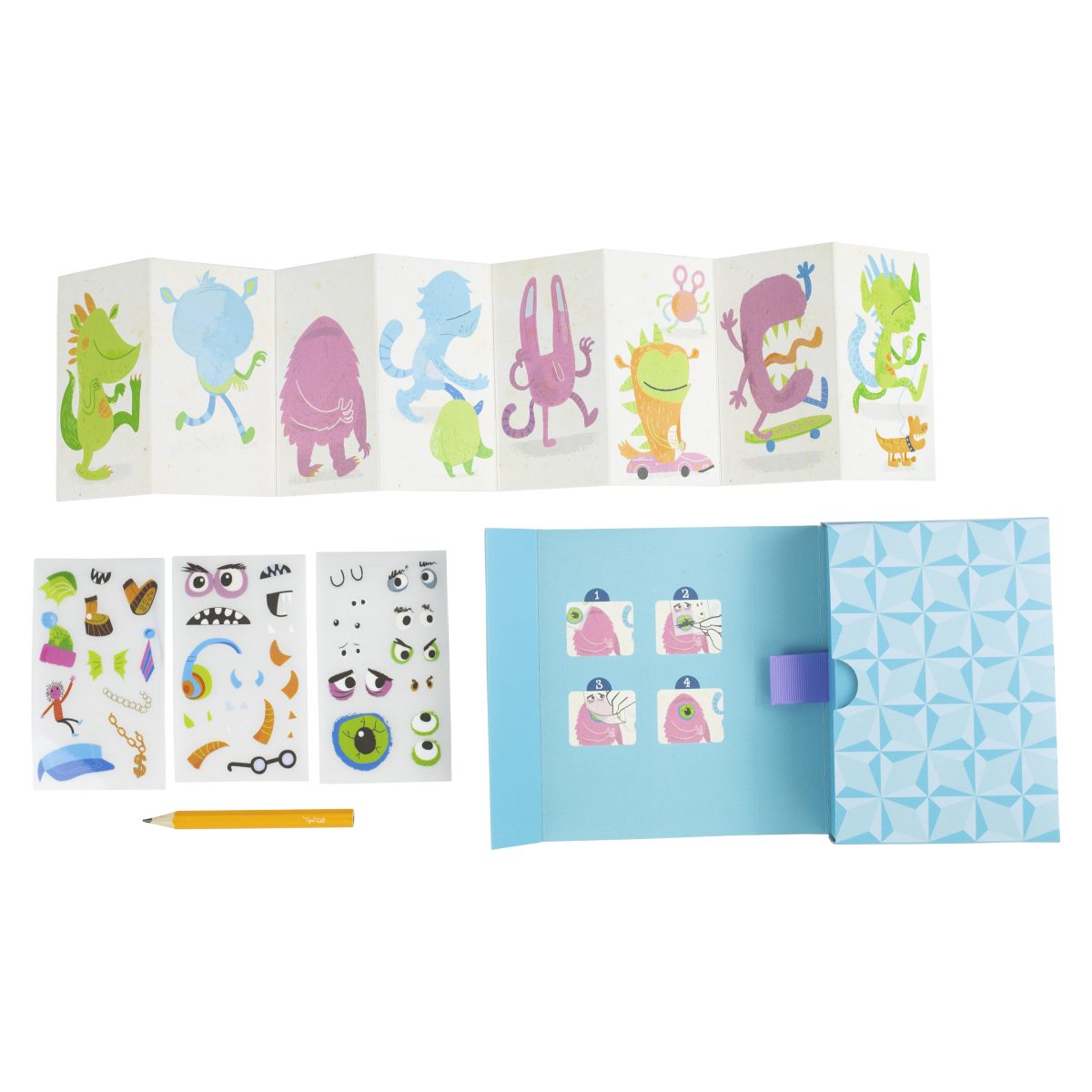 Tiger Tribe: zestaw z folią transferową Wesołe Potworki - obrazek 3