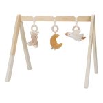 Little Dutch: drewniany pałąk interaktywny Newborn Naturals - obrazek 3