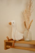 Little Dutch: przytulanka gąska 17 cm Newborn Naturals - obrazek 2