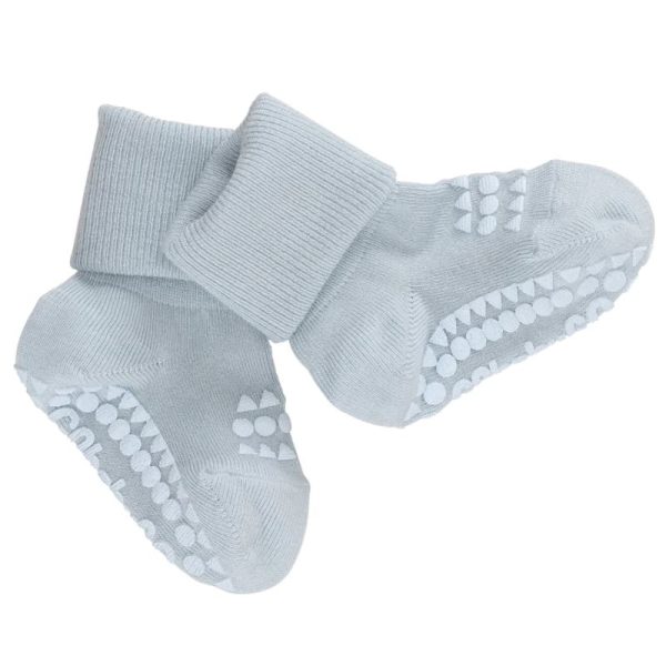 GoBabyGo: antypoślizgowe skarpetki do nauki chodzenia BAMBOO Sky Blue 2 lata+