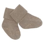 GoBabyGo: antypoślizgowe skarpetki do nauki chodzenia BAMBOO Sand 0 mies.+