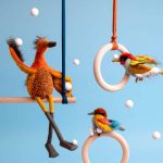 Moulin Roty: Maskotka ptak CZAPLA 60 cm DOOKOŁA ŚWIATA - obrazek 2
