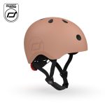 SCOOTANDRIDE: Kask S-M dla dzieci 3+ Mocha