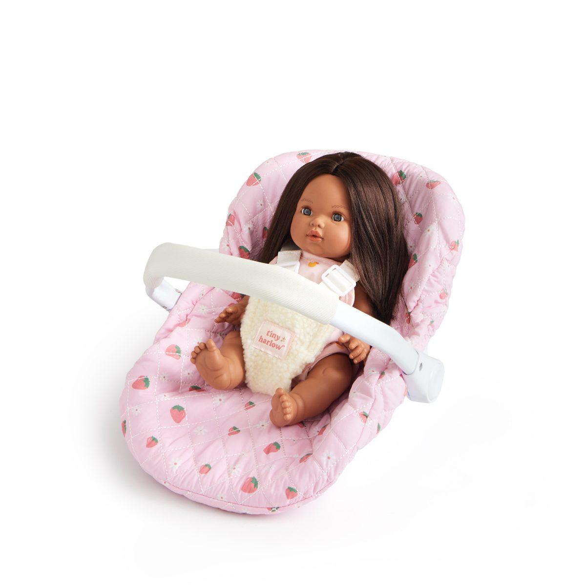 Tiny Harlow: fotelik samochodowy dla lalki Strawberry - obrazek 1